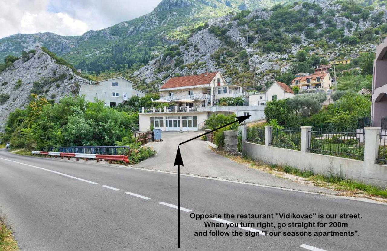 Four Seasons Apartments Kotor Kültér fotó