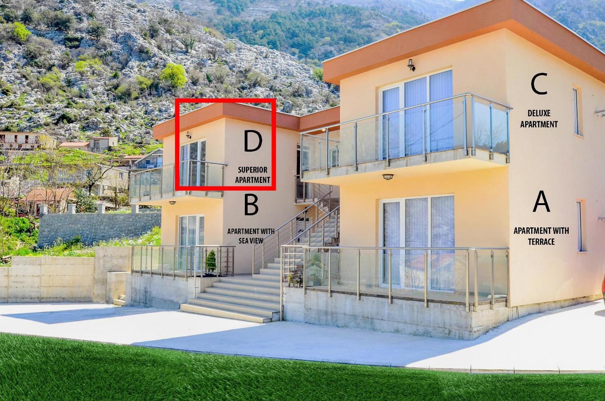 Four Seasons Apartments Kotor Szoba fotó